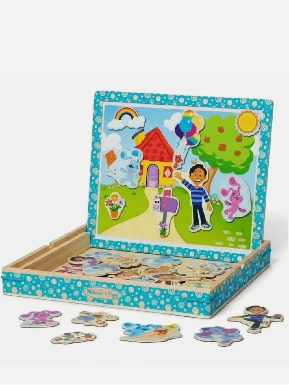 Melissa & Doug Blue's Clues & You! Magnetic Wood Picture Game 48 PCS